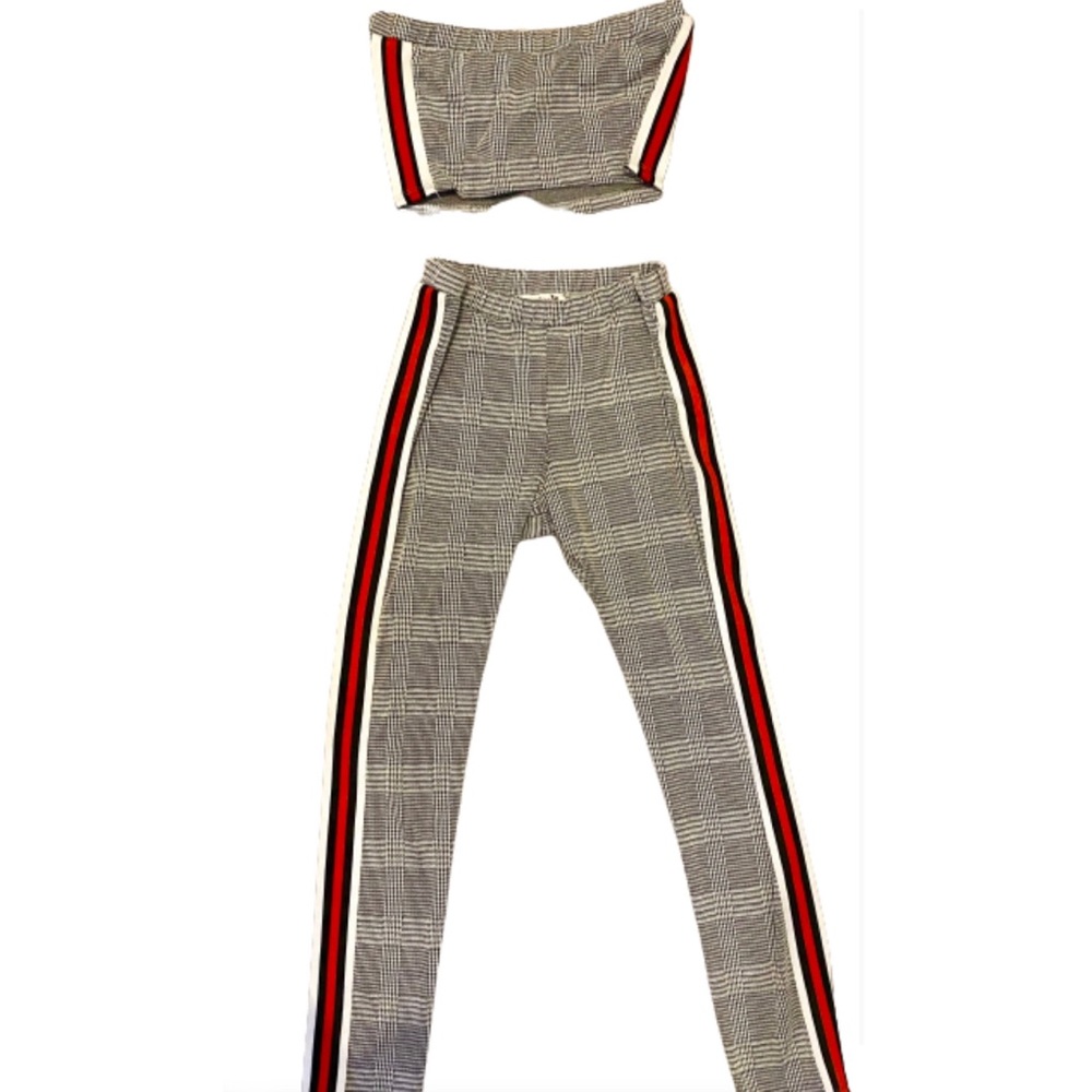 Crop top and tights outfit